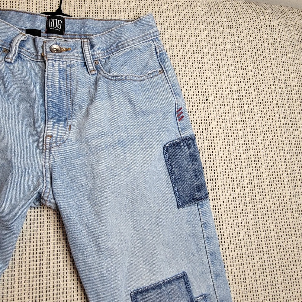 BDG Urban Outfitters Slim Taper Fit Patchwork‎ Men's 29x28 Denim Jeans - Picture 7 of 11